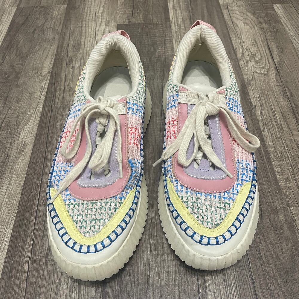 Dolce Vita Confetti Woven Platform Sneakers – Size 8.5 - Picture 4 of 8